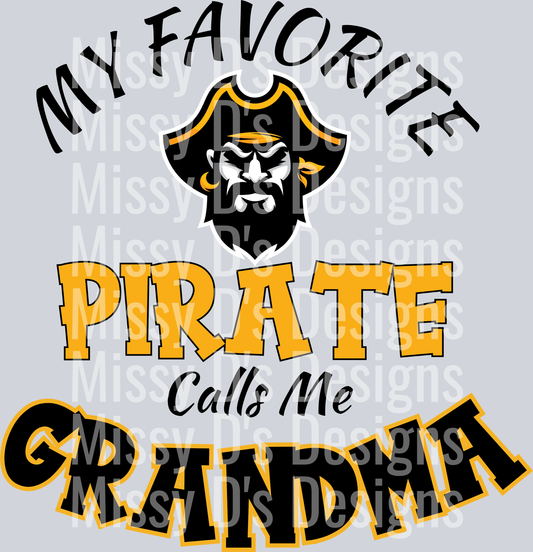 my favorite pirate calls me grandma