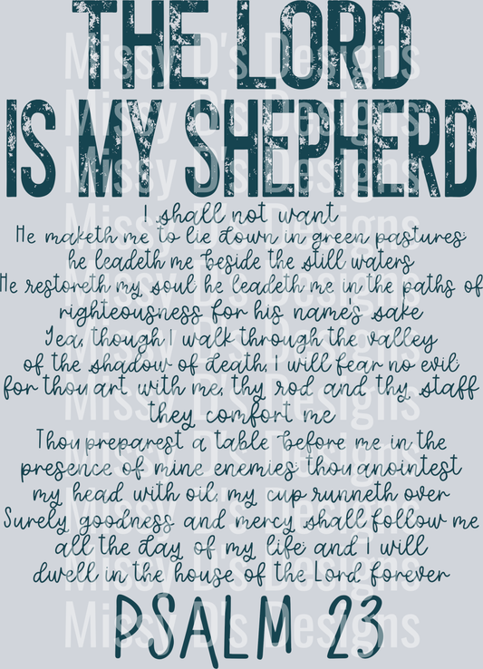 psalm23theLordBLUE