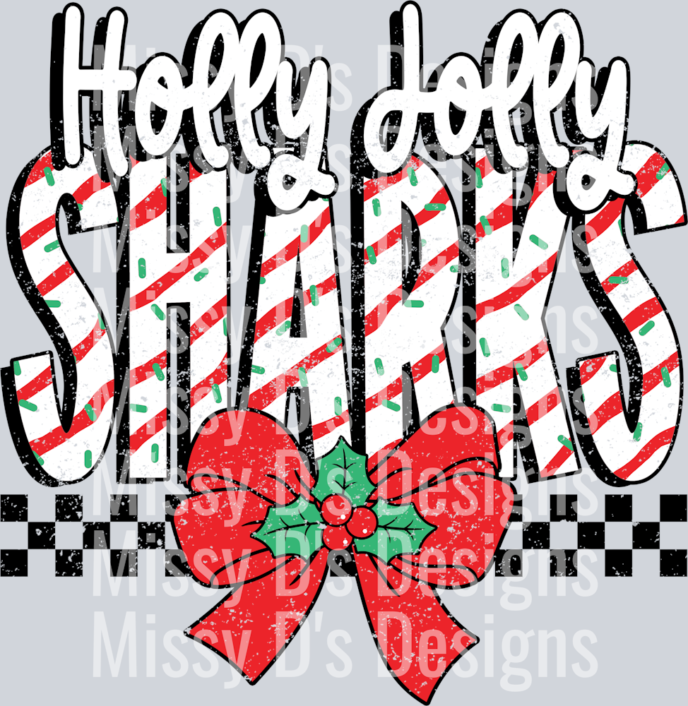 Holly Jolly Sharks