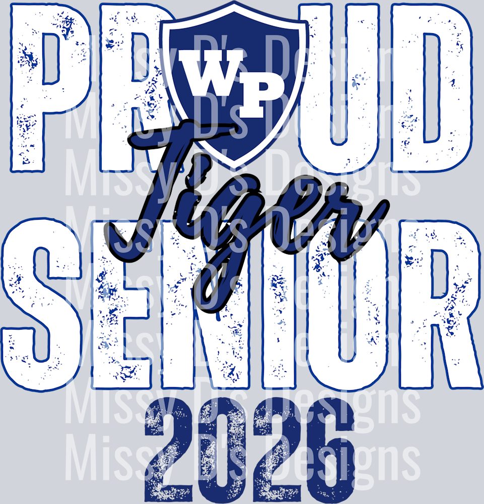 proud tiger senior blue