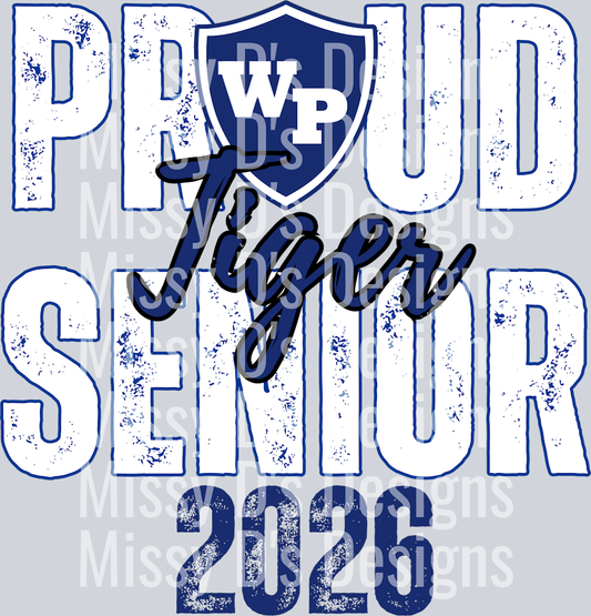 proud tiger senior blue