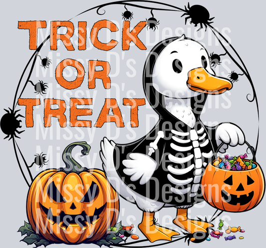 TRICKORTREATDUCKSKELETONORANGE