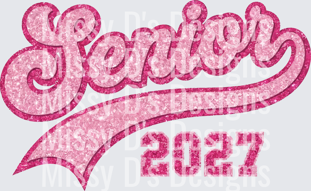 senior 2027 pink