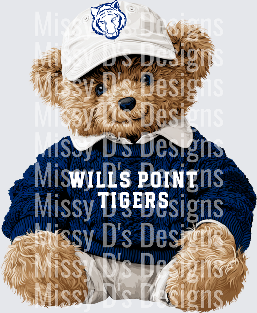 preppy bear wills point tigers
