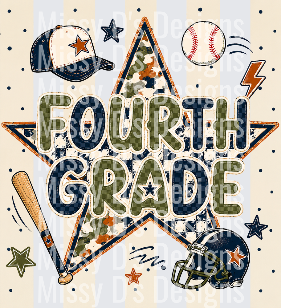 Back to School fourth grade star