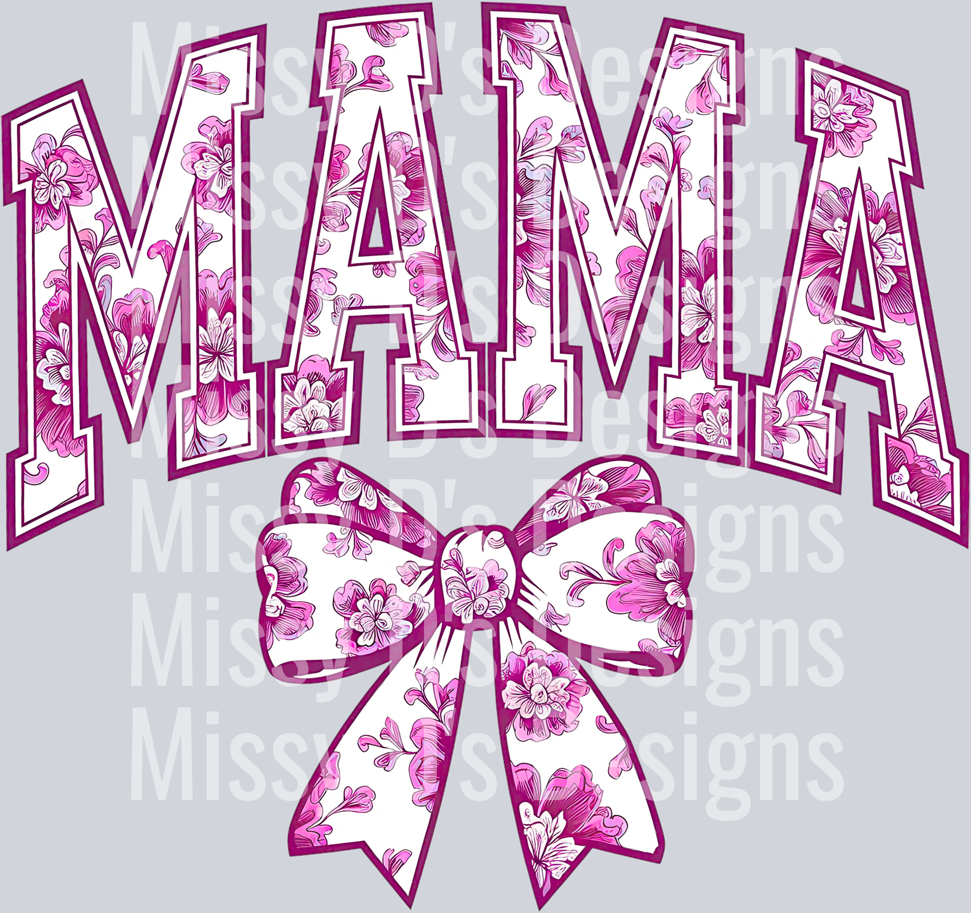Mama bow PNG, Chinoiserie Coquette PNG