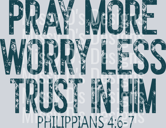 praymoreworrylessBLUE