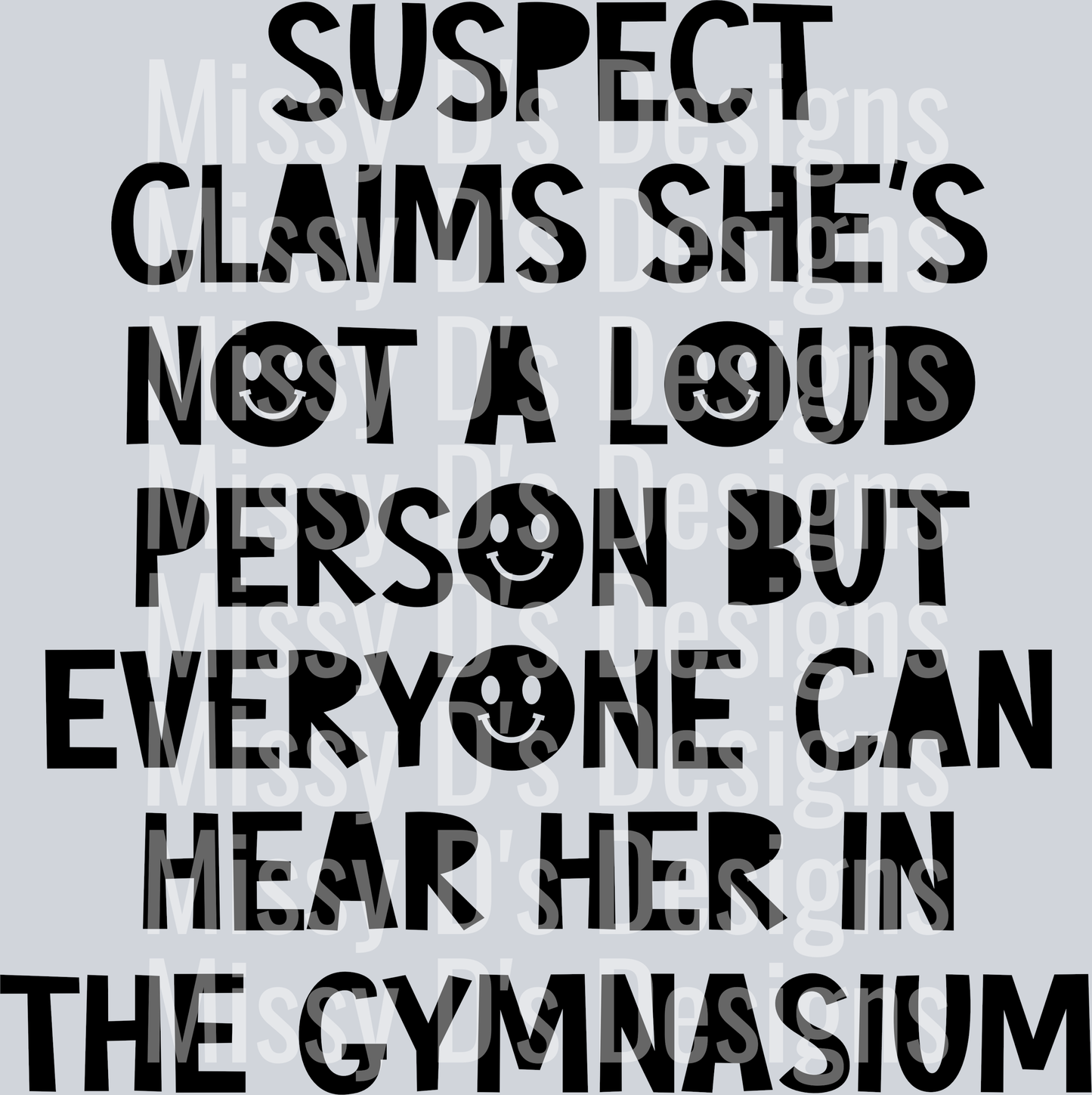 Suspect-ClaimsShesNotLoudGymnasium