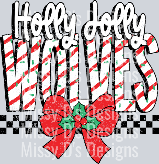 Holly Jolly Wolves