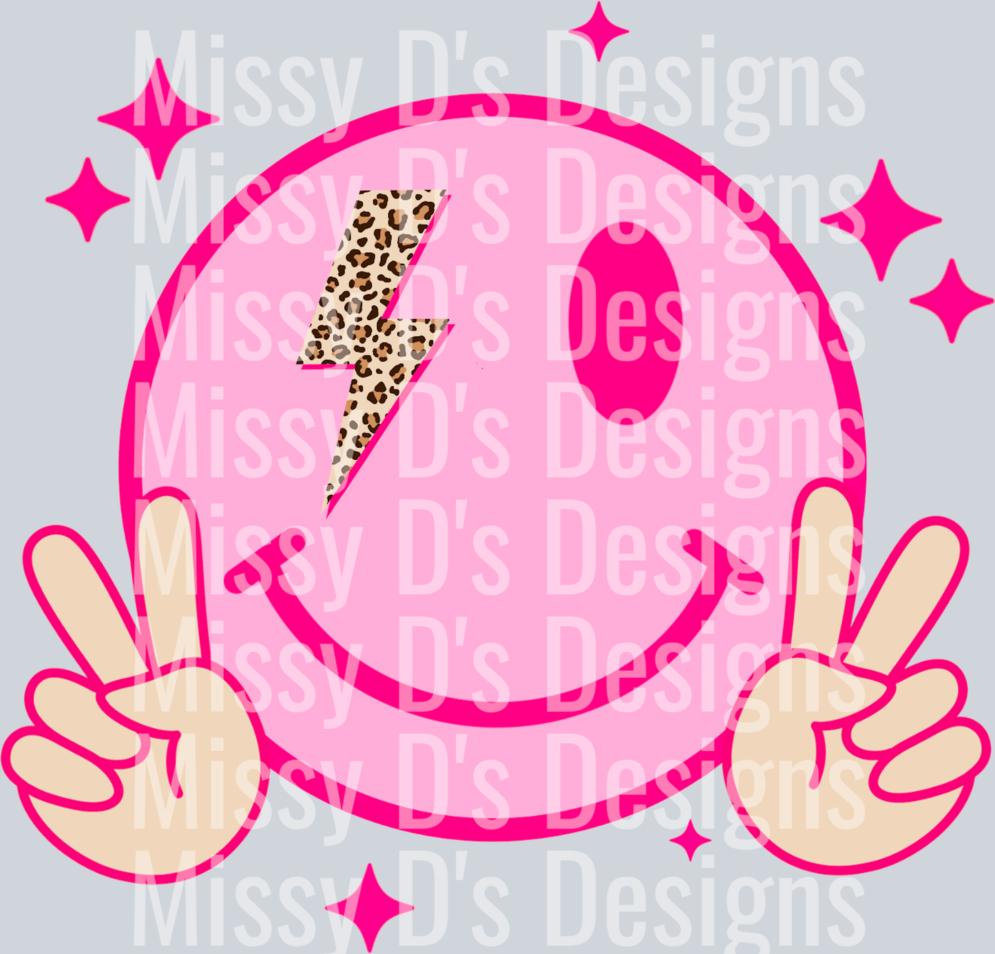 Pink Smiley Peace