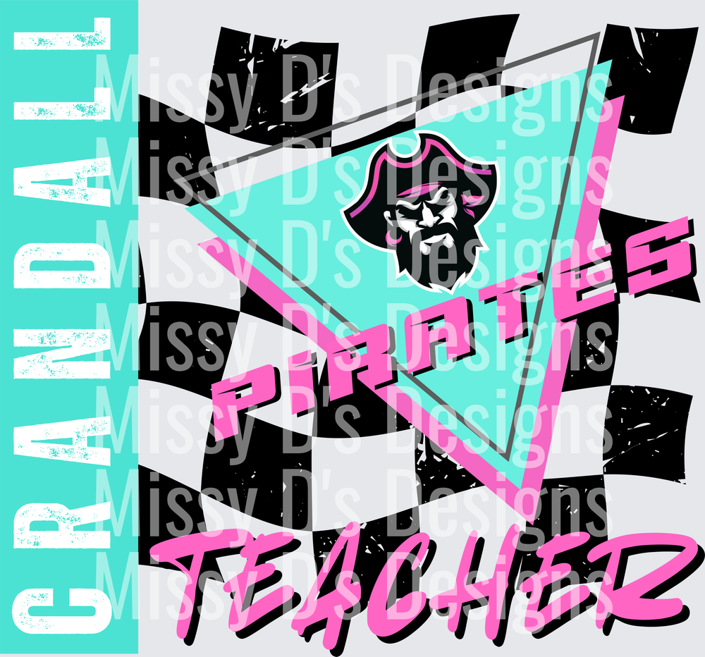 crandall pirates teacher 90's vibe