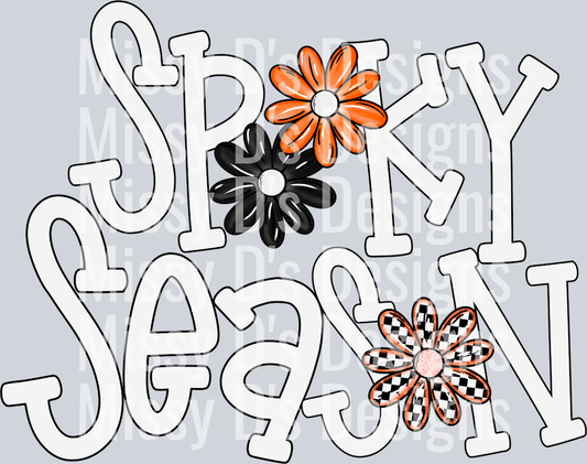 SPOOKY SEASON FLOWERS ORANGE2