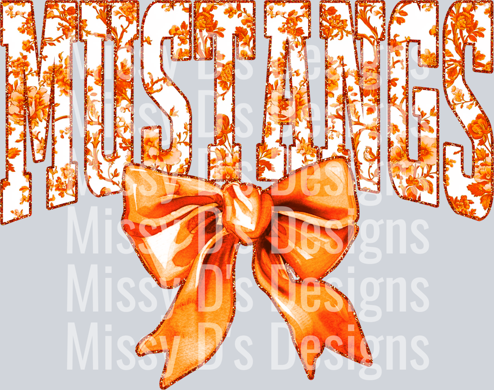 Orange Mustangs