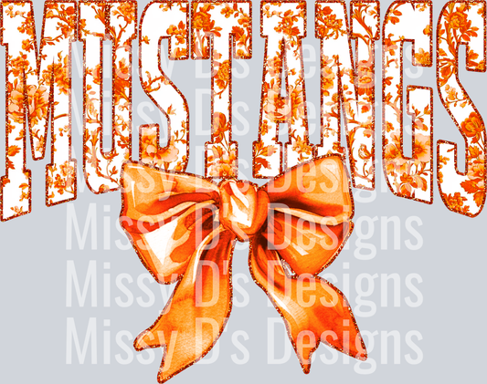 Orange Mustangs