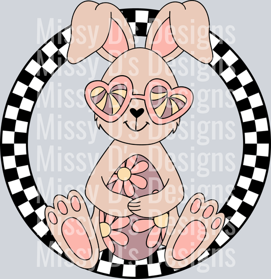 Checkered Easter Bunny