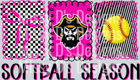 Softball Season Crandall Pirates Pink