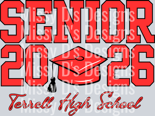 senior 2026 cap terrell high school