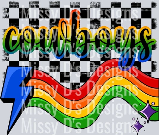 rainbow bolt cowboys