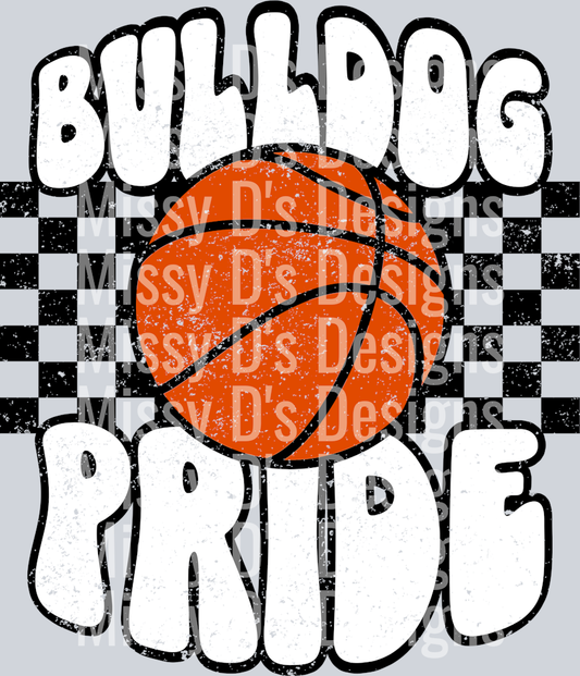 Basketball Bulldog Pride No Bow