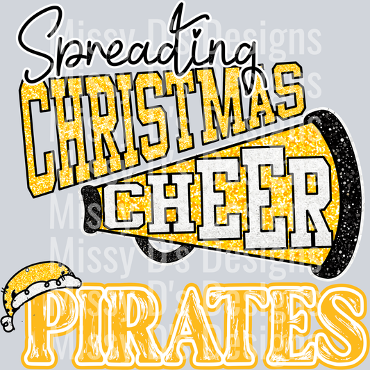 pirates spreading christmas cheer yellow