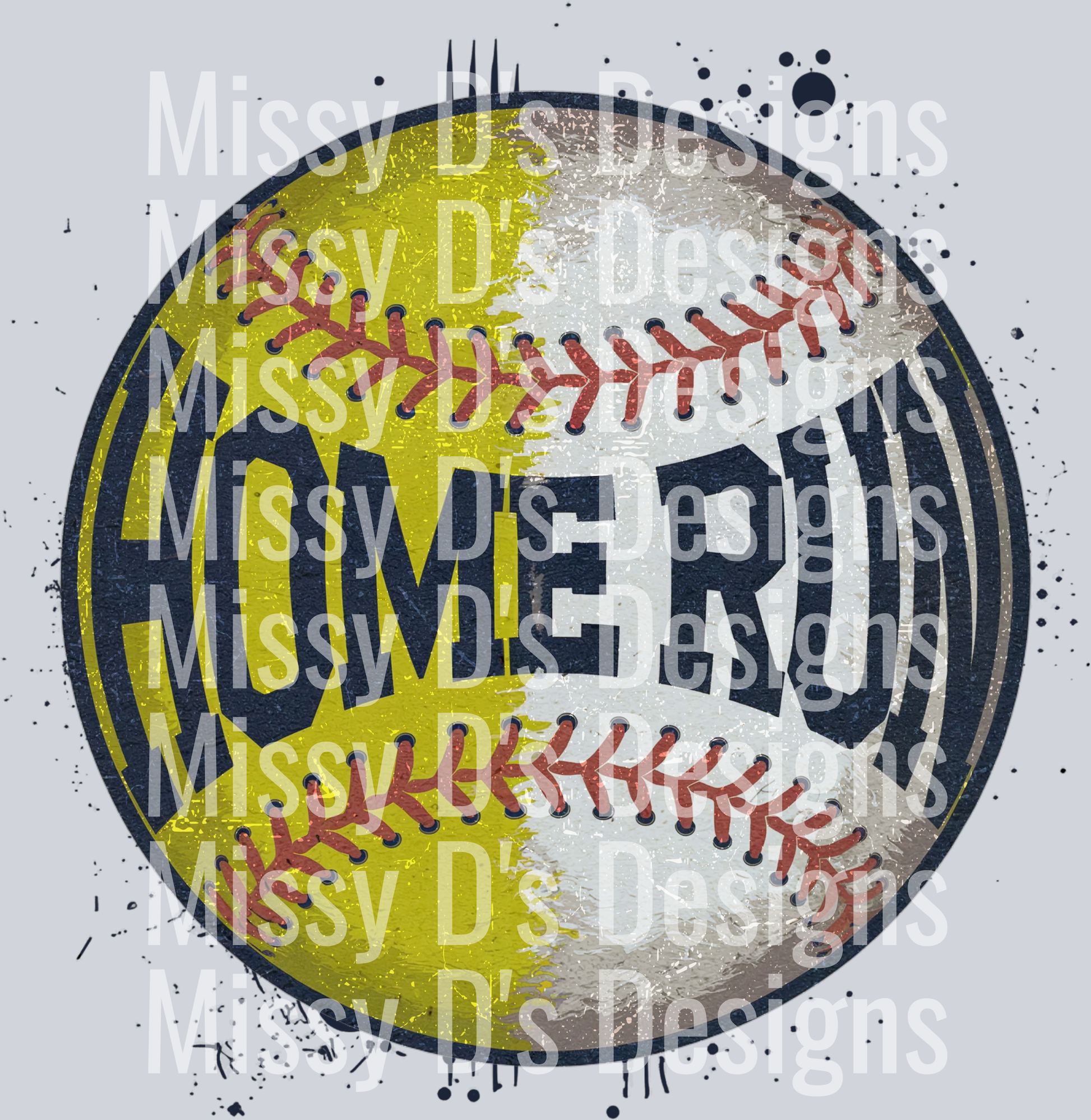 SoftballBaseball_Home_Run navy