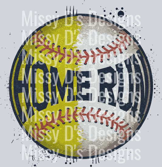 SoftballBaseball_Home_Run navy