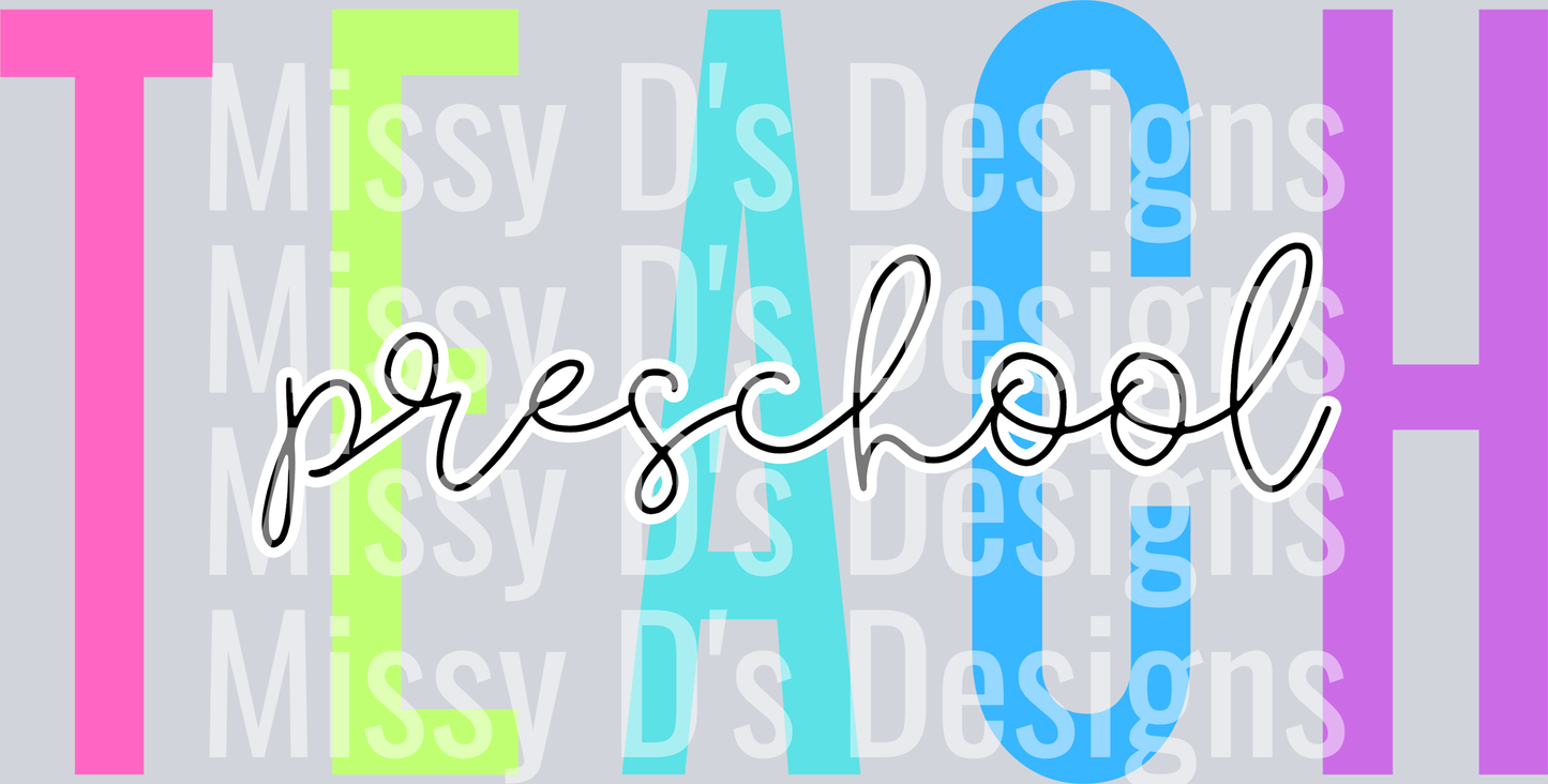 TEACH PRESCHOOL 300DPI