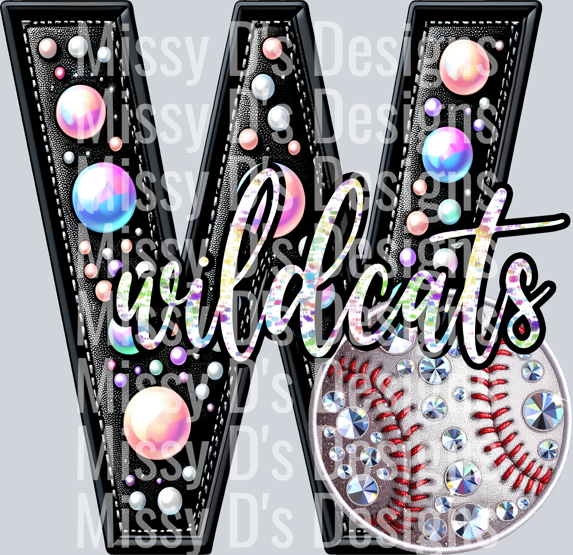 leather baseball wildcats