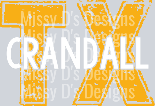 crandall tx distressed tx gold no pirate
