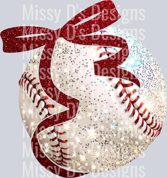Maroon Bow Baseball300dpi