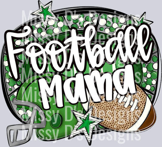 FOOTBALL MAMA GREEN