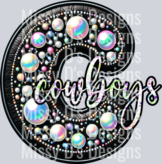 leather Intial cowboys