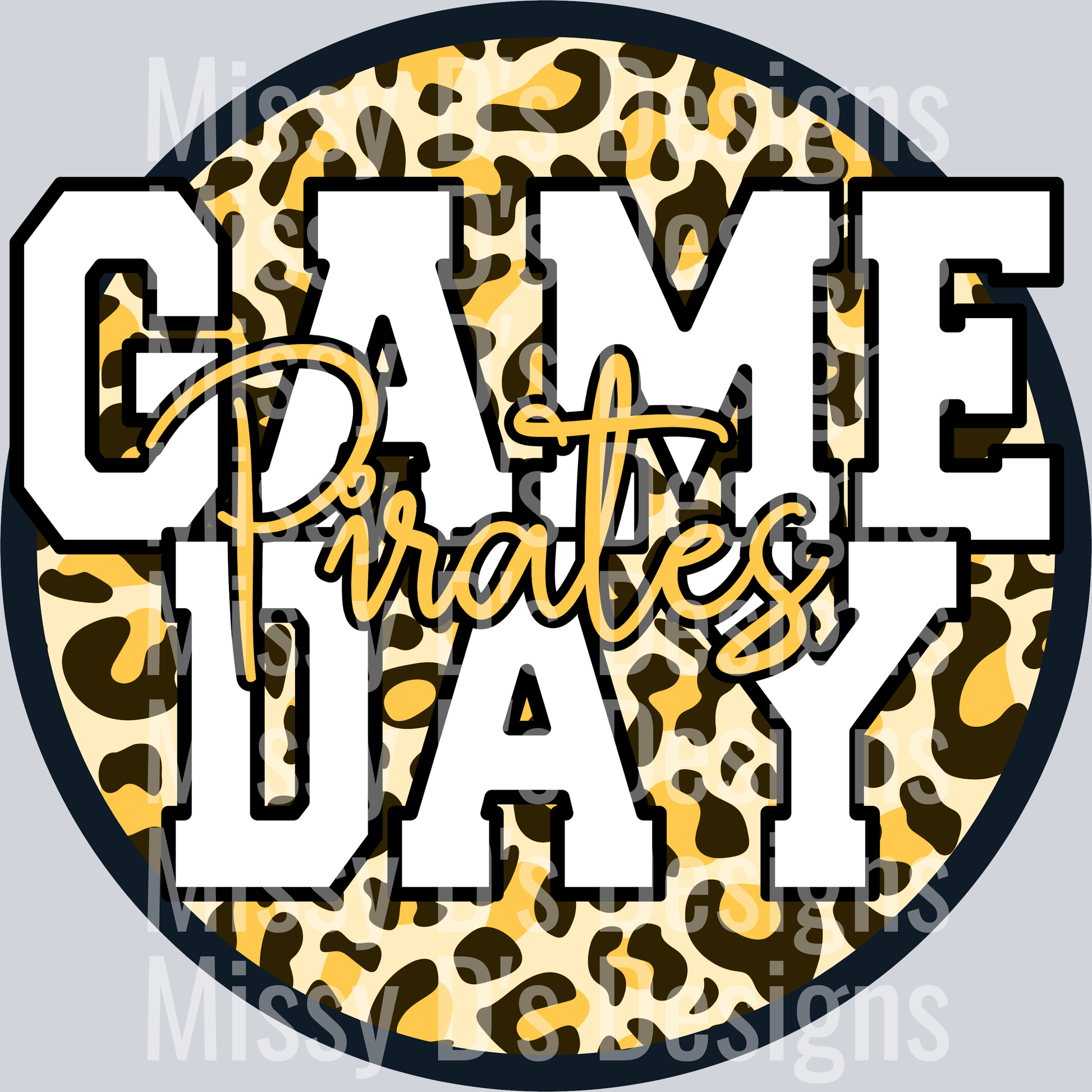 leopard game day pirates