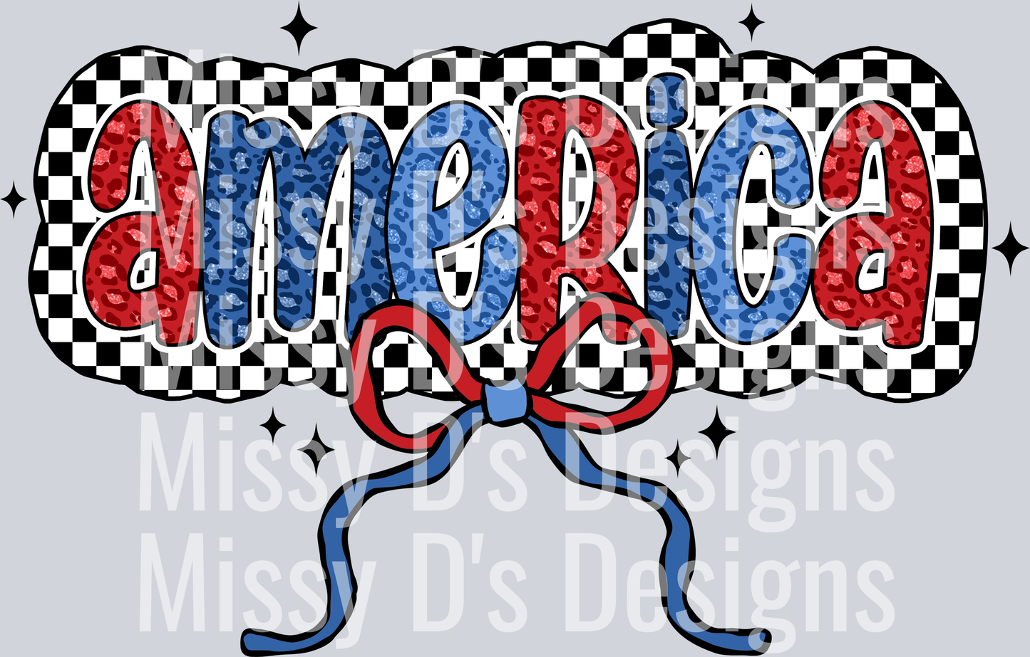 America checkered coquette
