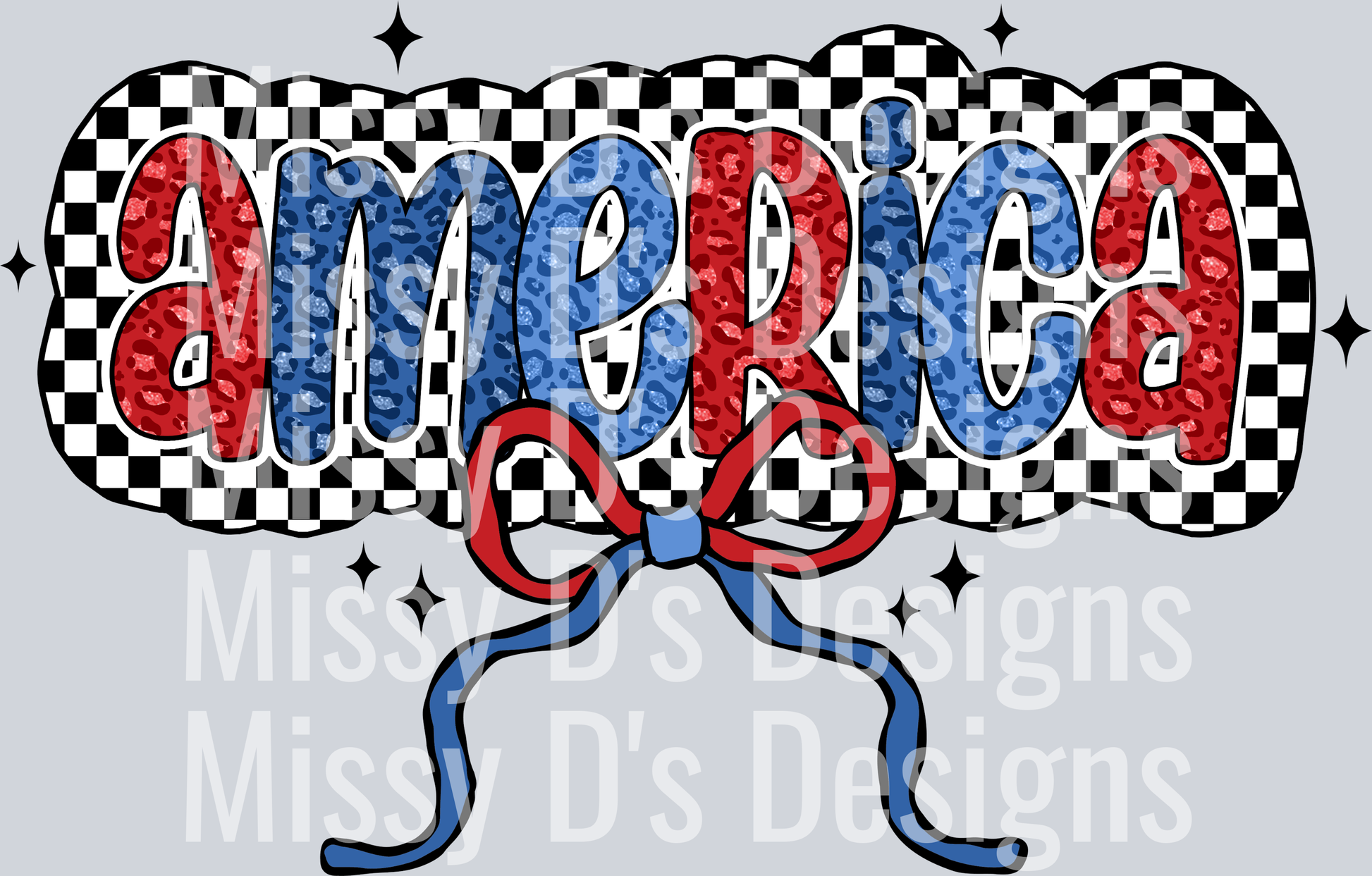 America checkered coquette