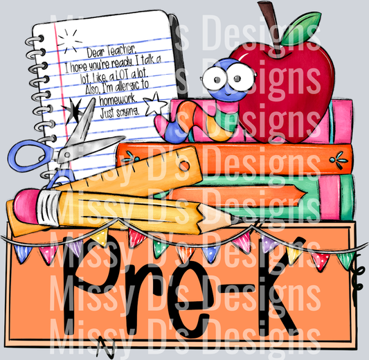 SchoolGradeNameplatePreK