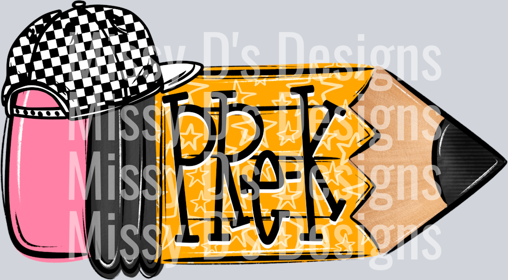 SchoolPencilDoodleBoyPreK