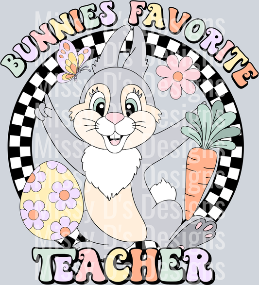 Easter Bunny Checkered