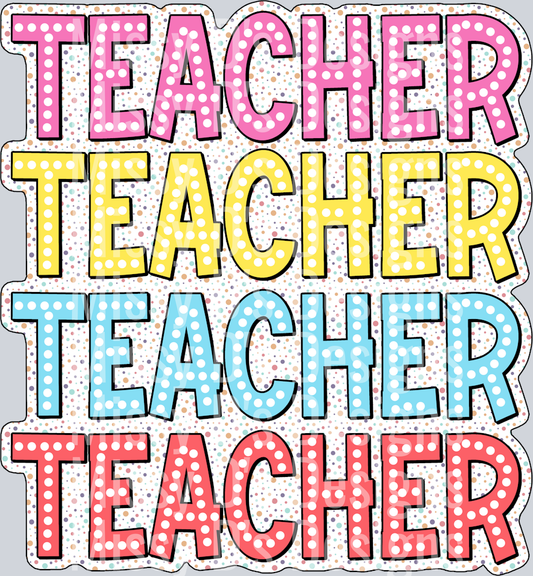 Teacher Stacked