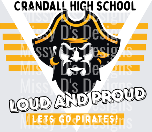 triangle spirit mascot crandall high school