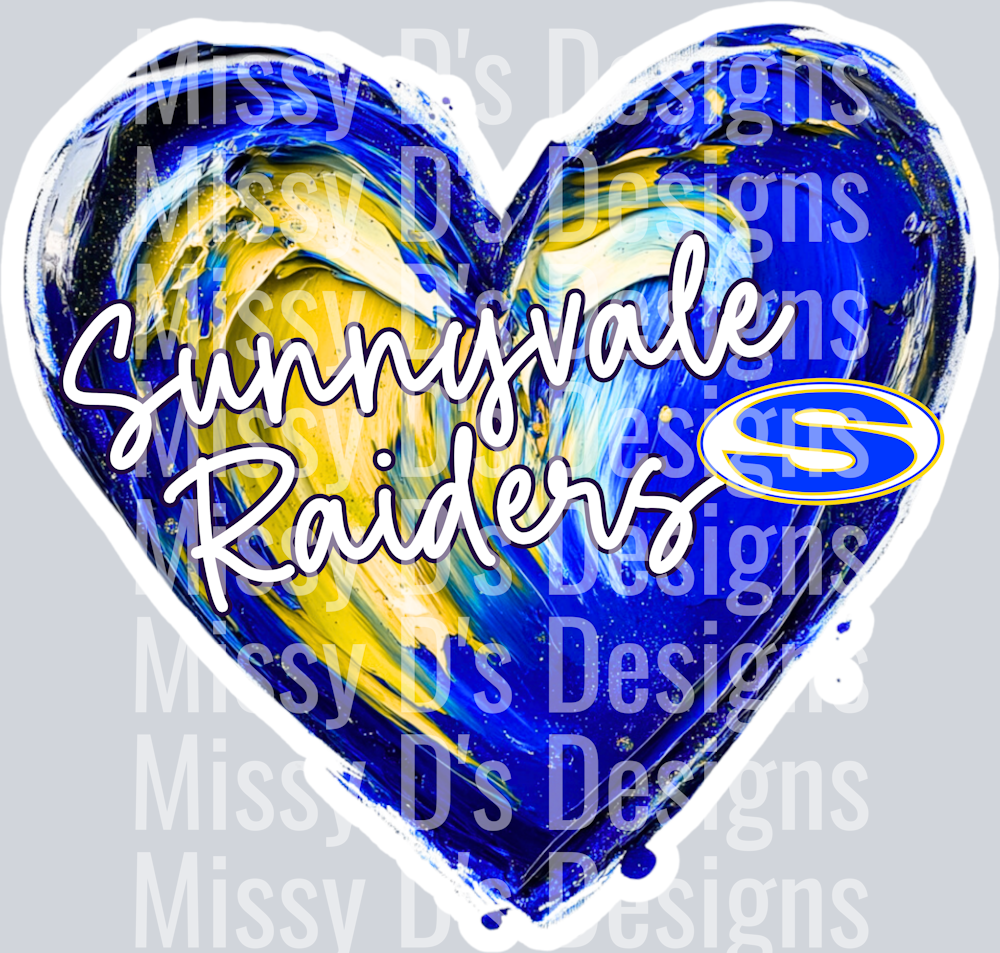 watercolor heart sunnyvale raiders 2