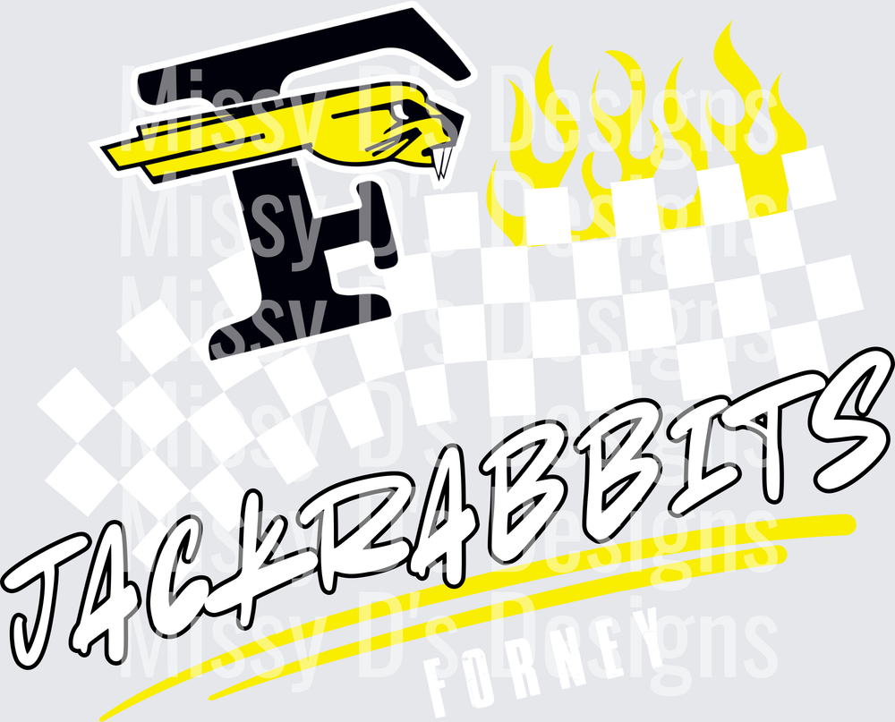 checkered flame forney jackrabbits
