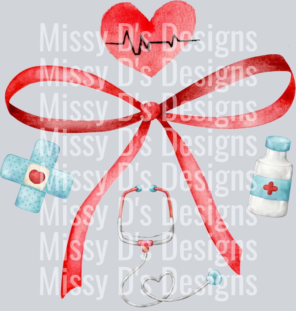 nurses week red bow 300dpi