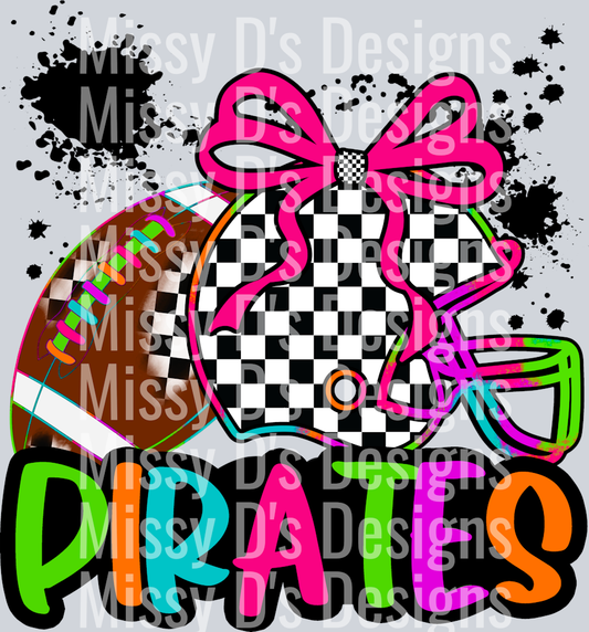 pirates neon football