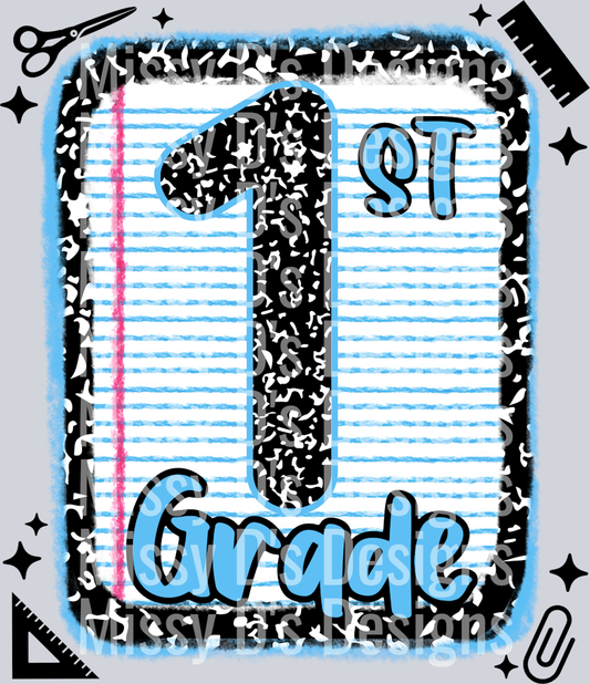 1st grade notebook paper