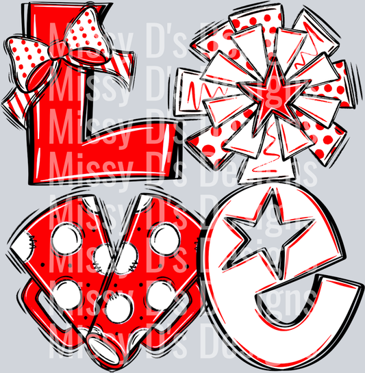 LoveCheerredwhiteblack