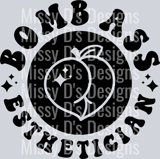 Bomb Ass Esthetician Pocket Design