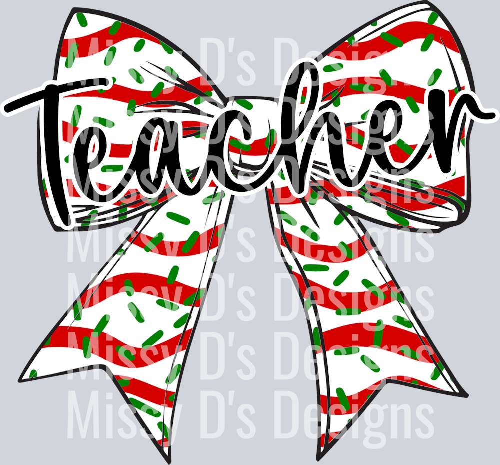 christmas tree cake Teacher
