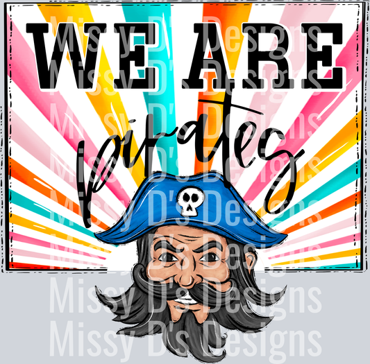 sunburst WE ARE CUSTOM- blue pirate
