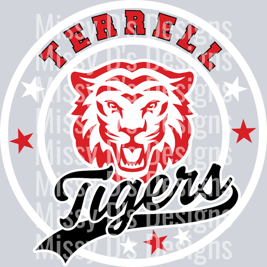 Terrell Tigers Circle Mascot (3)